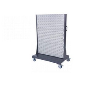 Double Sided Mobile Louvre Panel Rack