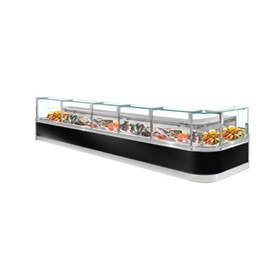 Enixe Lounge Refrigerated Deli Display Case: Seafood Counter