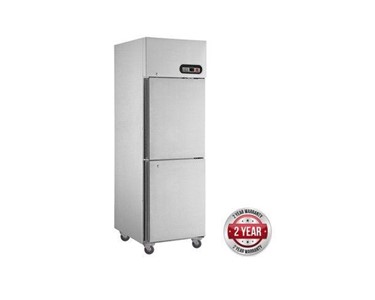 FED - SUC500 TROPICAL Thermaster 2 x ½ door SS Upright Fridge