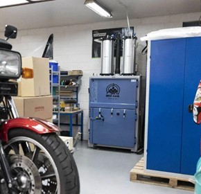 Smaller Motorcycles Repair Shop Sees Several Advantages of Having a Waste Baler