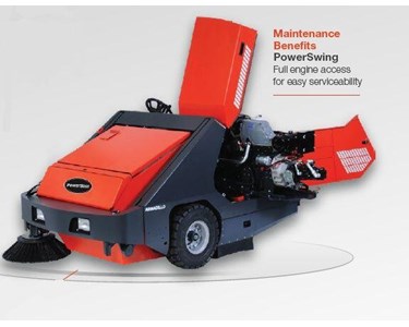 Powerboss - Ride On Sweepers - Powerboss 158cm Armadillo 9XR