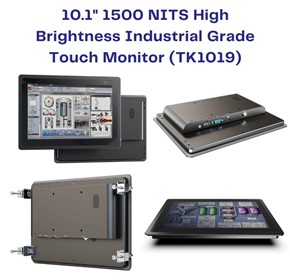 10.1" 1500 NITS High Brightness Industrial-Grade Touch Monitor -TK1019