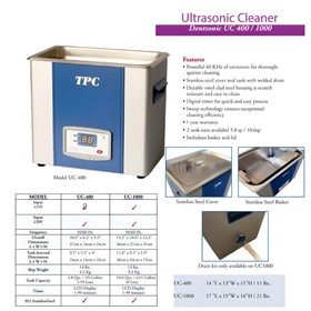 Dental Ultrasonic Cleaner Collection | UC-400