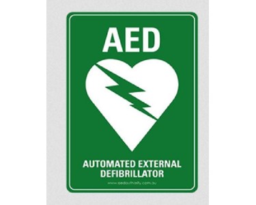 AED Directional Signage