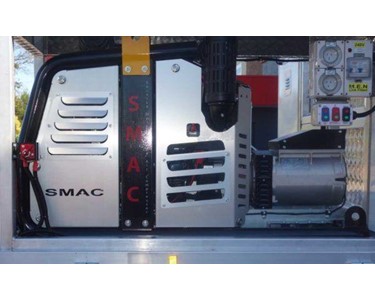 Rotary Oil Injected Screw Compressor & Diesel Generator | SMAC 35-DG