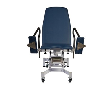LOGIFORM - Deluxe Electric Gynaecology Couch Navy Blue