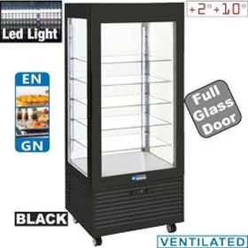 Upright Refrigerated Display Cabinet - Black | INN/VN-B9 