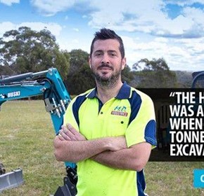Huski Mini Excavator Adds Spark to Thriving Electrical Business