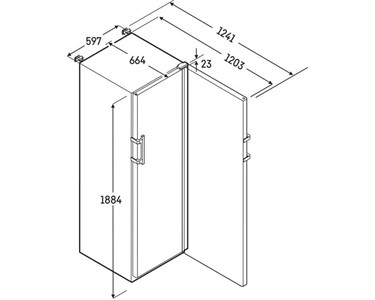 Liebherr - Laboratory refrigerator with Fan-assisted Cooling | SRFvh 4011 