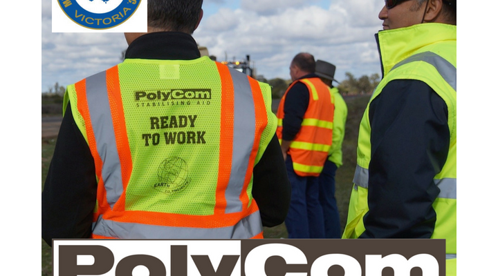PolyCom Stabilising Aid for sustainable sealed and unsealed road maintenance 