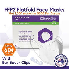 Face Masks FFP2 Flatfold with Earloops