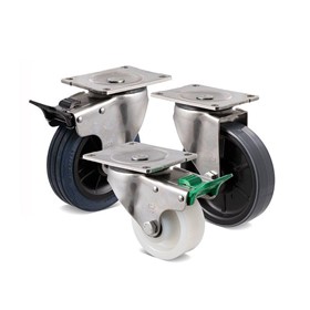 Stainless Steel Wheel Castors - O Series