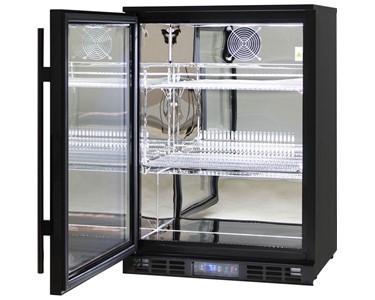 Rhino - Energy Efficient Black Commercial Glass Door Bar Fridge | Model SG1L-B