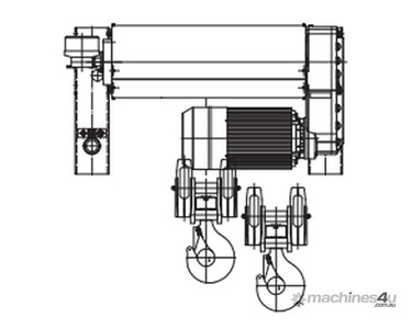 Nante - NHA Series Wire Rope 12.5T Hoist & Trolley