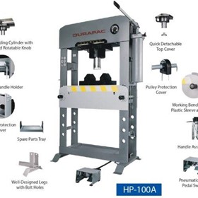 Hydraulic Press |  100 Ton H-Frame Press HP-100A