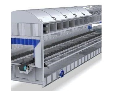 Cooling Tunnel | Hydro-Cooler for Produce in Bins