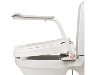 Toiler Seat Raiser | Etac Hi-Loo with arm support | Raised Toilet Seat
