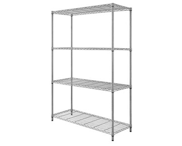 Caterlink Shelving - 4 Tier Wire Shelving Unit | Caterlink CSH.60150 Epoxy Coated
