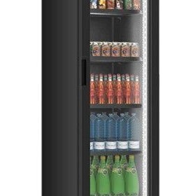 Glass Door Upright Display Freezer - SLIM