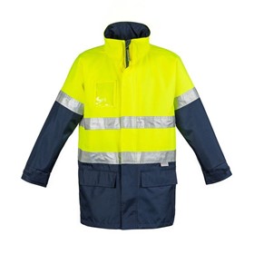 Mens Hi Vis Waterproof Lightweight Safety Jacket