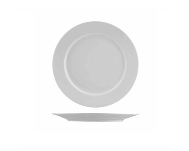 Incafe - Food Plate & Food Bowls - 255mm Plate Round Wide Rim 4/24