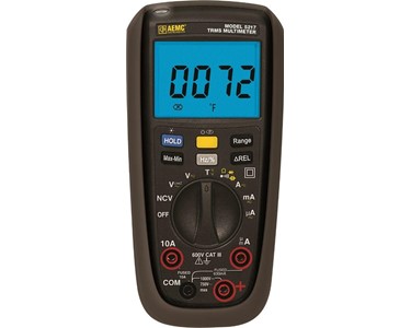 AEMC - TRMS Digital Multimeter rated to 600V CAT III | Model 5217 
