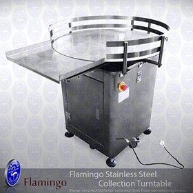 Accumulation Table | Stainless Steel Feed/Collect Turntable | EFTT-800