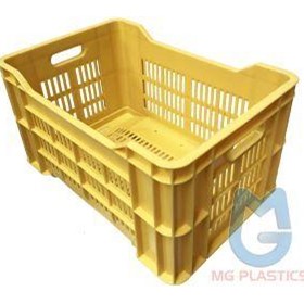 AE 42L Yellow Plastic Crate