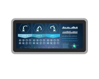 Winmate - 12.3" Multi-Touch Panel Mount Display | W12L100-PPB1