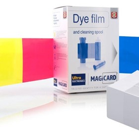 Magicard Dye Film & Cleaning Spool | 300 Prints | Printer Ribbons