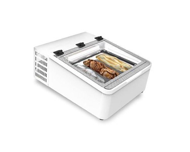 Framec - Mini Cream Ice Cream Counter Top Display - 2 or 3 x 5ltr Napoli Trays 