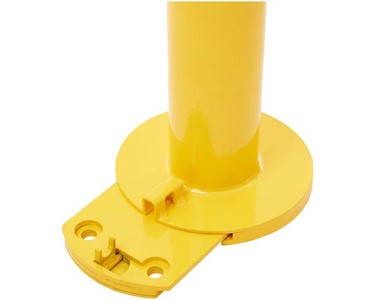 Bollard Removable 90mm Padlock Surface Mount | B90-SM-PL-REM-Y