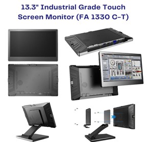 13.3" Industrial Grade Touch Screen Monitor (FA 1330 C-T)