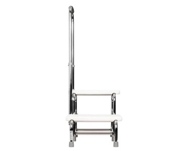 Two Step Stool With Handrail 140kg 