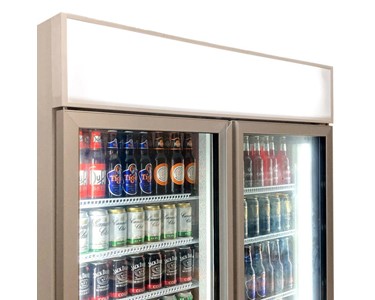 Schmick Upright 2Door Commercial Glass Door Refrigerator Model HUS-C10