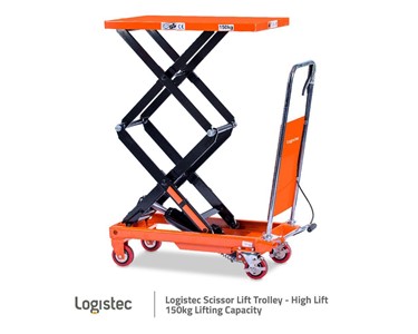 Logistec - Scissor Lift Trolley - High Lift 150kg