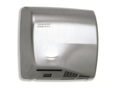 Mediclinics - Hand Dryer | Speedflow hand dryer, high speed. Satin stainless steel.