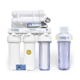 Reverse Osmosis System | 5 Stage 100GPD Premium Boosted RO/DI System
