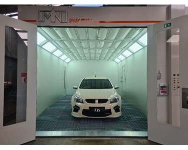 MN Spraybooths - Automotive Spray Booth | Full Downdraft | Above Ground