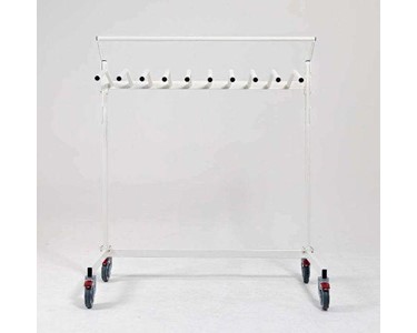 Safeloox - Mobile Lead Apron Rack for 10 One-Piece Aprons - SL-RACK-10OP