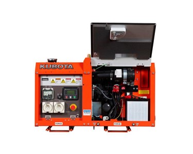 Kubota - Diesel Generator 6KVA - GL6000 Lowboy 3 - Wheel Kit & Steel Bund