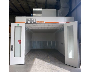 MN Spraybooths - Automotive Spray Booth | Semi Downdraft