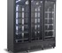 Commercial Upright 3 Door Black Refrigerator - Model IC COLD FC-BT188A