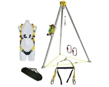 Msa Confined Space Entry Kit W M Stainless Steel Cable Winch For Sale From Combined Safety