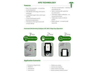 APS Technology Australia - Automatic Biochemistry Analyzer