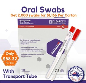 Oral Swabs with Transfer Tubes