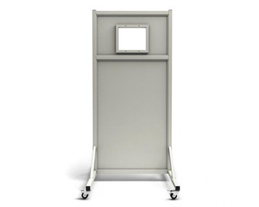 Mobile Leaded Barrier With 25 Cm W X 30 Cm H Window