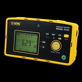 Digital 2-Pole & 3-Pole Ground Resistance Tester 150-ft Kit | 6424