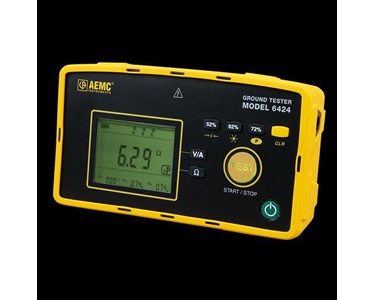 AEMC - Digital 2-Pole & 3-Pole Ground Resistance Tester 150-ft Kit | 6424