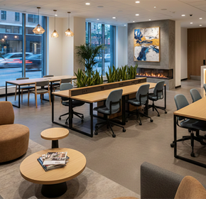 Why hotel lobbies are becoming co-working lounges